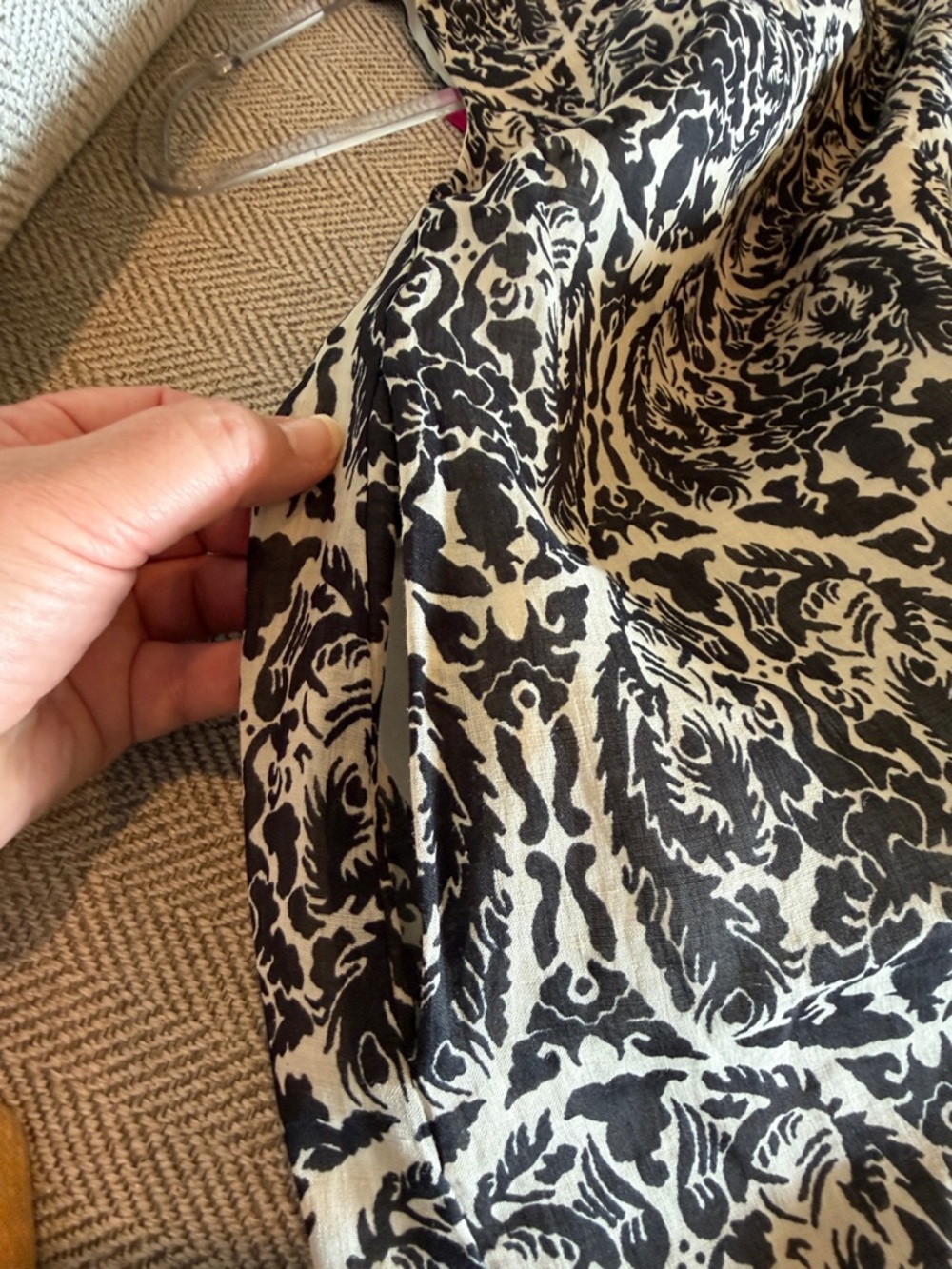 Max Mara Patterned Shift Dress - Picture 6 of 8